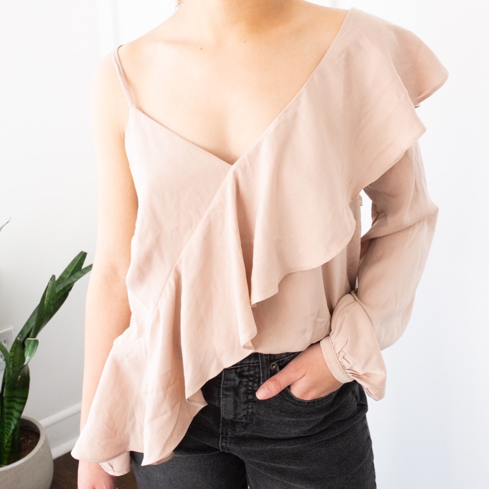 One sleeve top